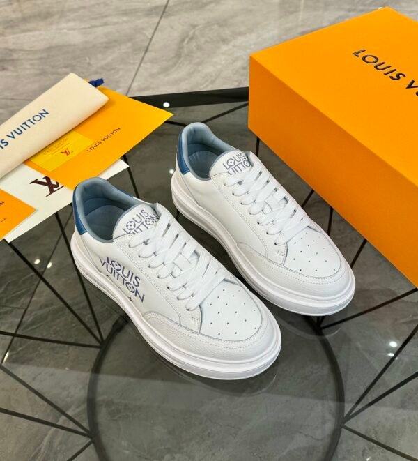 LVE Casual Low-Top Trainers - White & Blue