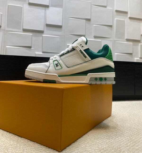 LVE Trainer Sneaker - White & Green