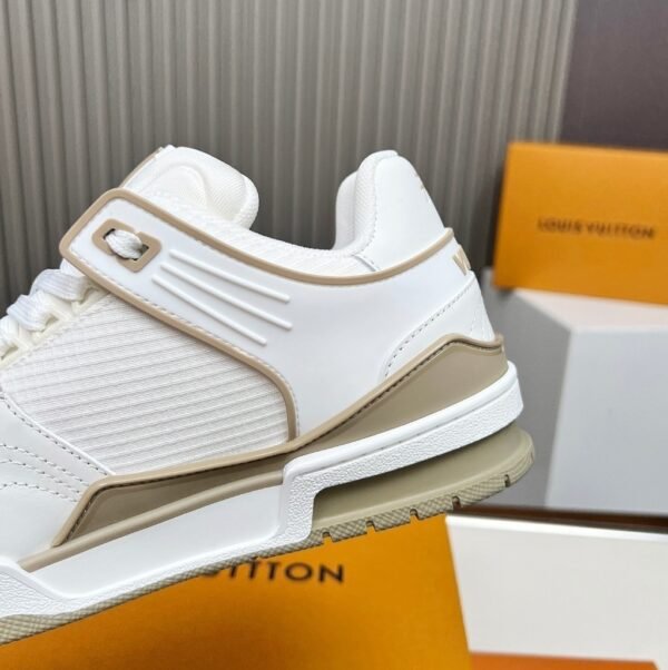 LVE Streetwear Trainer Sneaker – White Beige Edition