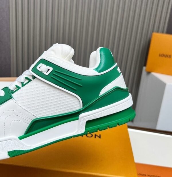 LVE Streetwear Trainer Sneaker – White Green Edition