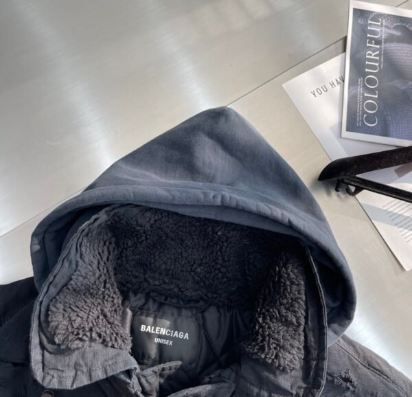 BLNCG Destroyed Bomber Jacket - Black