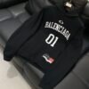 3 BLNCG Basketball Series Design Hoodie - Black