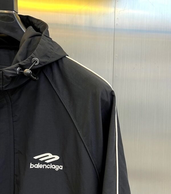 BLNCG 3B Sports Logo Hooded Jacket – Black