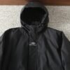 3 BLNCG Skiwear 3B Sports Logo Print Hooded Jacket - Black
