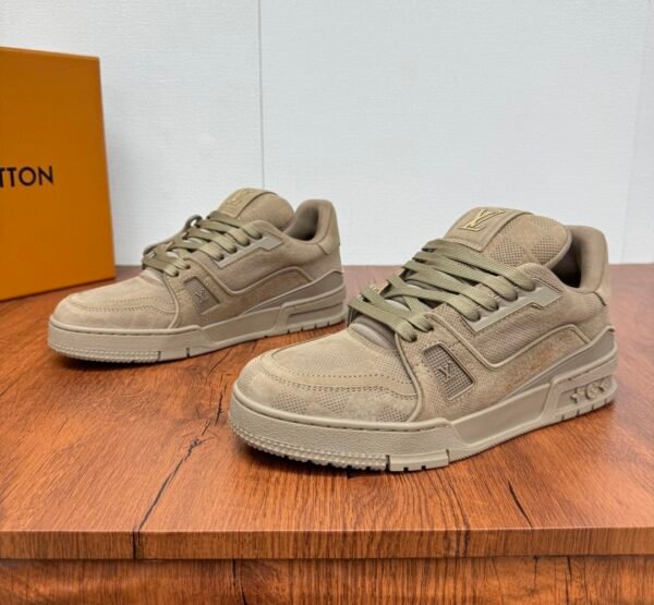 3 LVE Low-Top Trainers - Sand Beige
