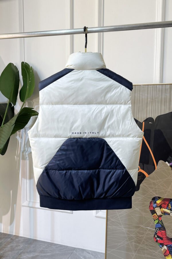 313e87a4 GCCI Zip-Front Padded Gilet with Embroidered Patch