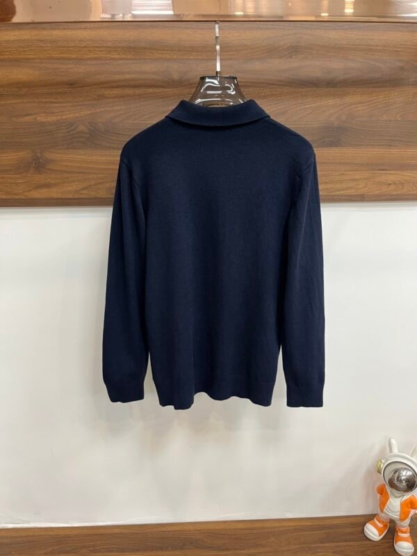 GCCI Logo Embroidered Polo Collar Jumper