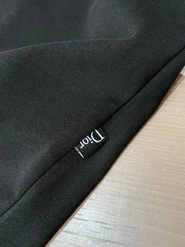 32365514 CD Crew Neck Jumper with Embroidered Chest Logo - Black