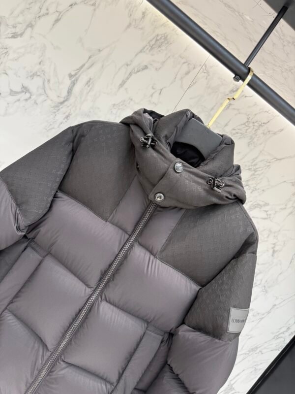 LVE Padded Hooded Coat – Charcoal Grey