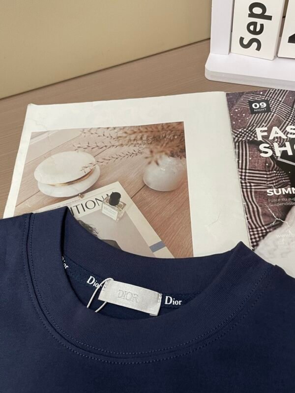 333f5bd9 CD Crew Neck Jumper with Embroidered Logo - Navy Blue