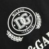 DG Logo Print Crew Neck Jumper - Black