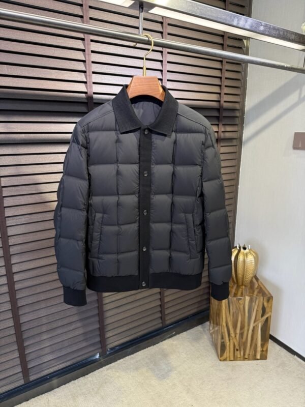 GCCI Quilted Padded Jacket - Black