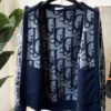 CD All-Over Monogram Zip Jacket - Navy & Grey