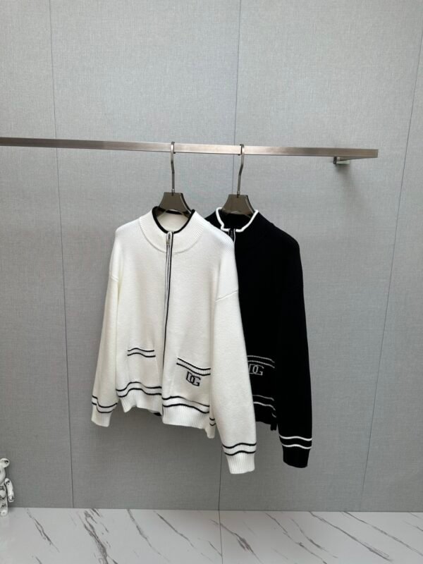 DG Zip Front Knit Jumper