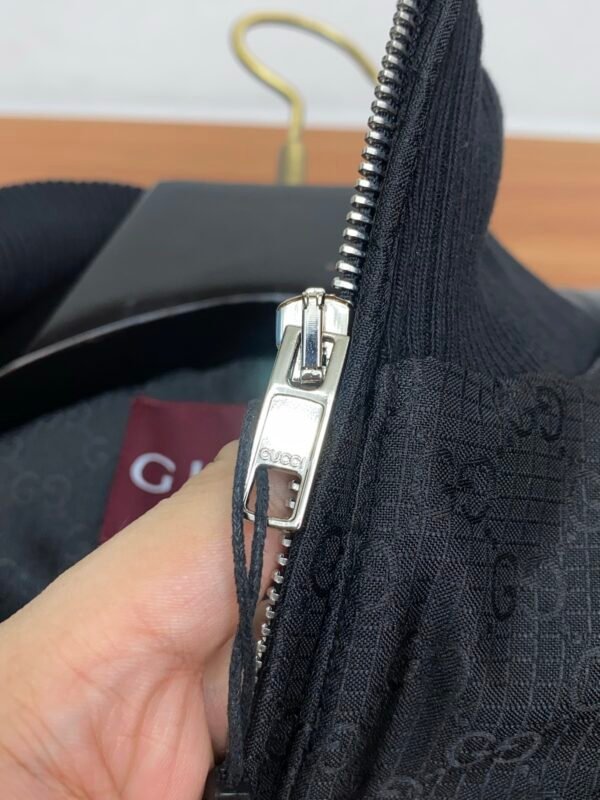 GCCI Monogram Zip Jacket - Black