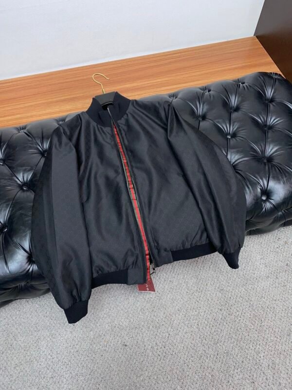 GCCI Monogram Zip Jacket - Black