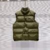 PRDA Quilted Gilet with Flap Pockets - Green