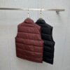 3a53cea5 PRDA Quilted Zip Gilet - Burgundy