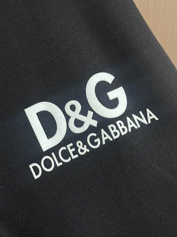 DG Printed Logo Zip Hoodie - Black