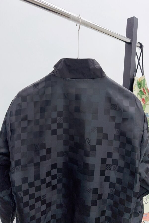 LVE Tonal Checkered Zip Jacket