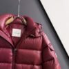 MNCLR Hooded Puffer Jacket - Burgundy