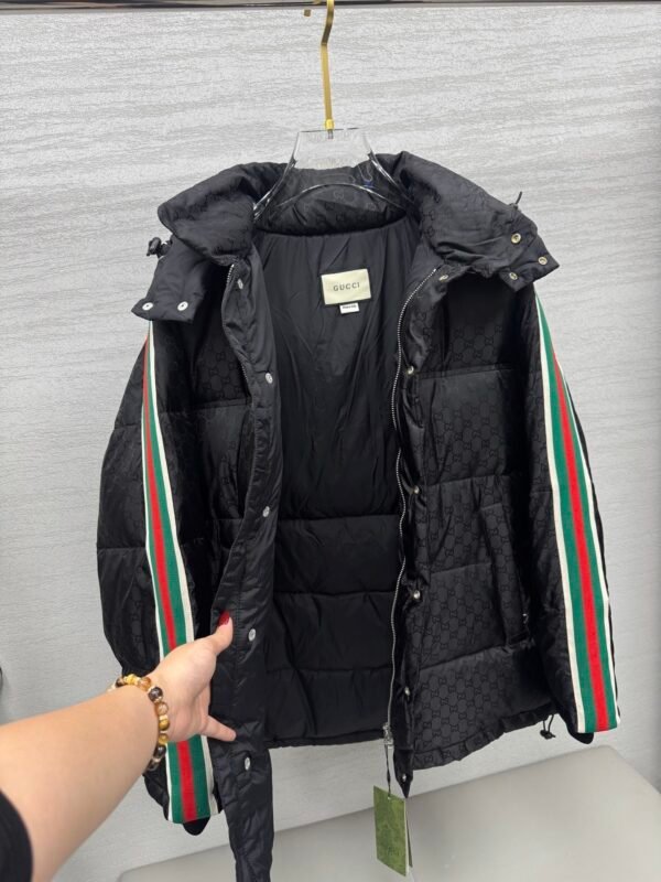 GCCI Hooded Padded Jacket - Black