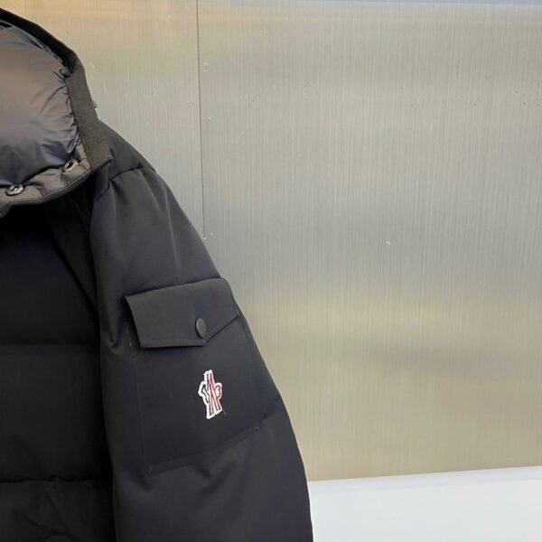 MNCLR Quilted Hooded Jacket - Black