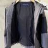 LVE Dark Grey Hooded Padded Jacket