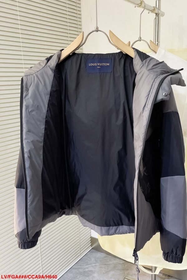 LVE Dark Grey Hooded Padded Jacket