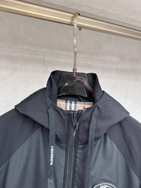 BRBY Black Hooded Jacket