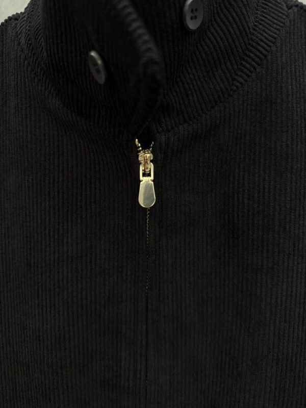 HRMS Collared Zip Jacket - Black