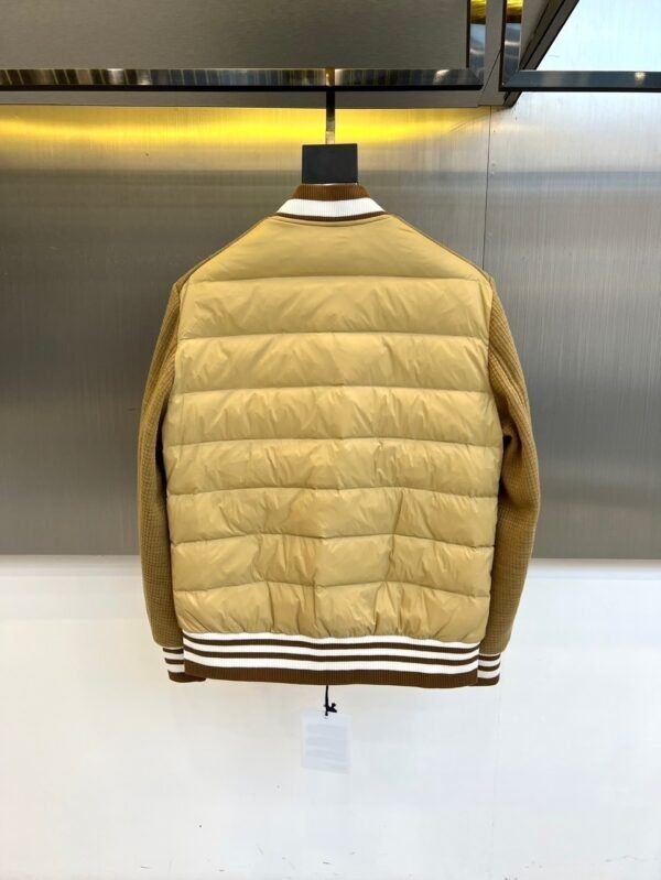 MNCLR Mixed Panel Padded Jacket - Brown