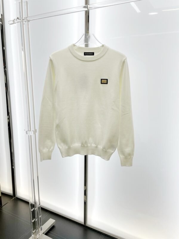 DG Crew Neck Jumper - Minimal Logo Design