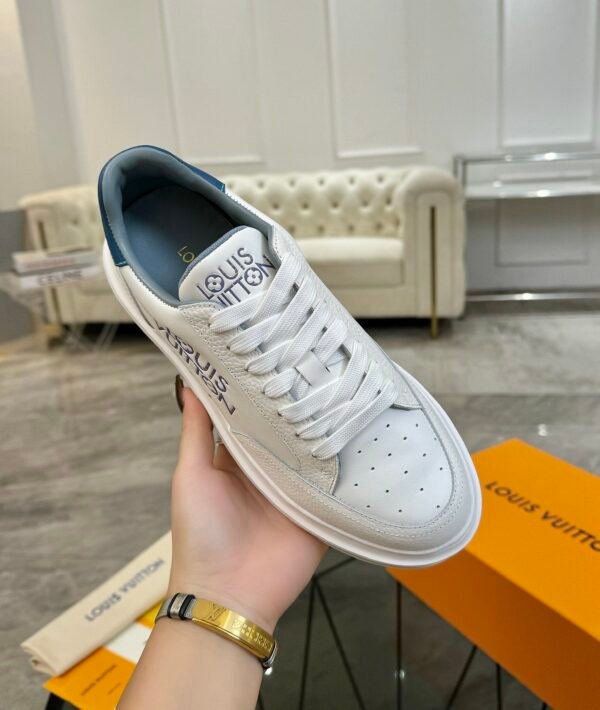 LVE Casual Low-Top Trainers - White & Blue