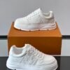 4 LVE Men’s White Luxury Low-Top Trainers