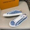 LVE Lagoon Trainers - Blue Monogram Denim Canvas