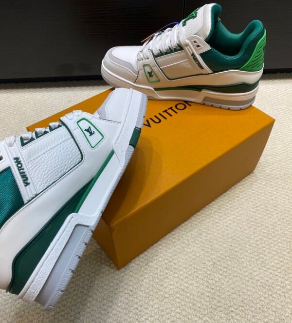 LVE Trainer Sneaker - White & Green