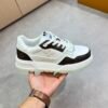 LVE White Brown Casual Low-Top Sneaker Trainer