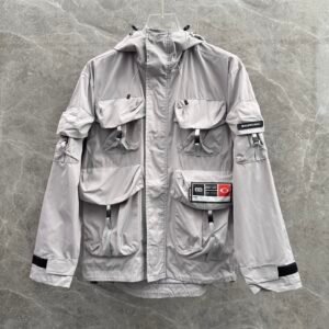 4 BLNCG Utility Multi-Pocket Jacket – Light Grey