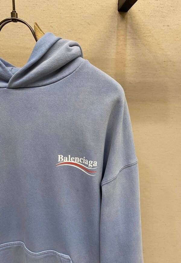 BLNCG Political Campaign Logo Hoodie – Faded Blue