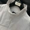 BLNCG Zip-Up Windbreaker Jacket - White Grey