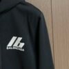4 BLNCG Logo-Print Zip-Up Hoodie - Black