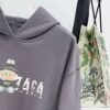 BLNCG Logo Print Hand-Drawn Graphic Hoodie - Slate Purple