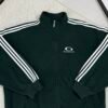 BLNCG Loop Sports Logo Zip-Up Jacket - Dark Green