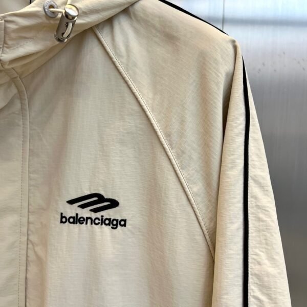 4 BLNCG 3B Sports Logo Hooded Jacket - Light Beige