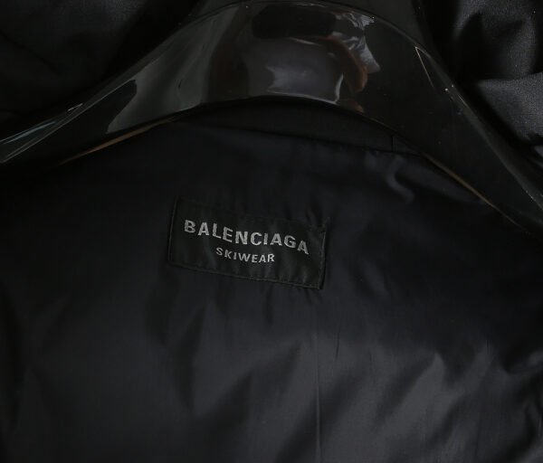 4 BLNCG Skiwear 3B Sports Logo Print Hooded Jacket - Black