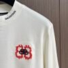 BLNCG Embroidered Logo Crew Neck Jumper – White
