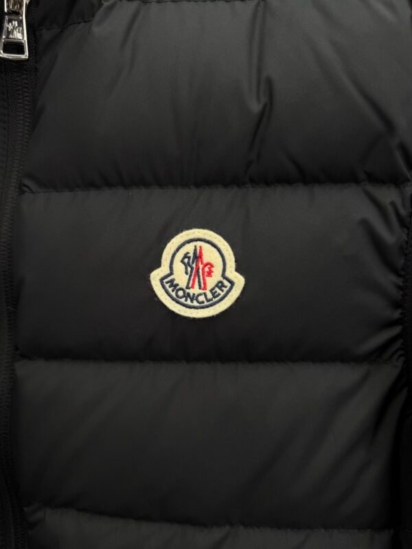 400dabc6 MNCLR Ribbed-Collar Quilted Black Jacket