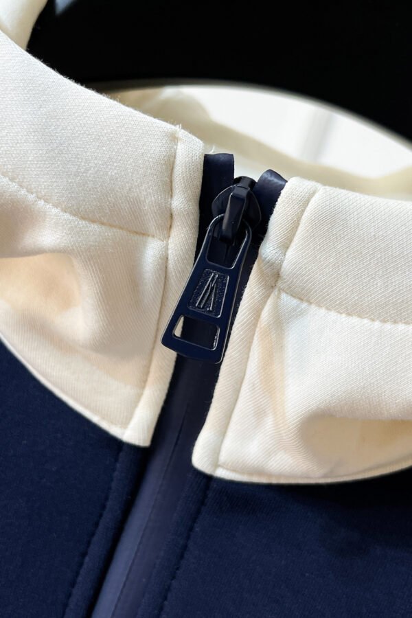 GCCI Hooded Half-Zip Jumper - Navy