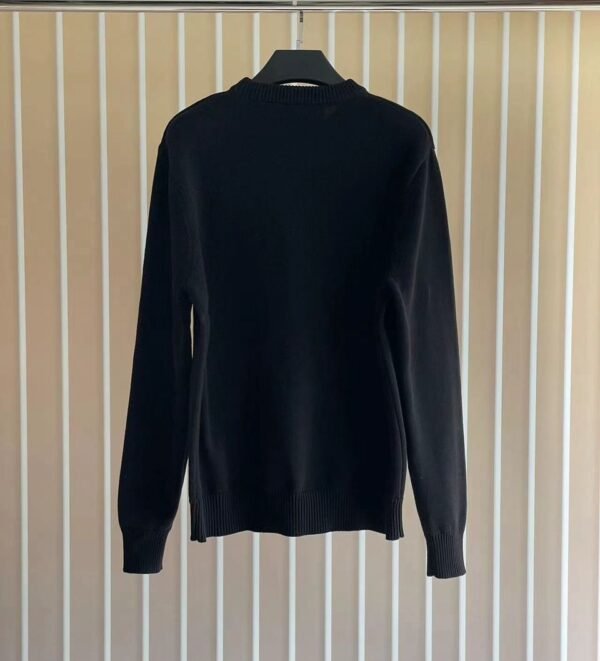 GVNCHY Textured Logo Knit Jumper – Black